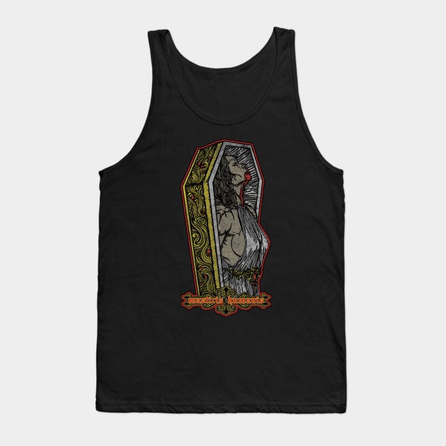 Nimue the Queen of Blood Tank Top by Pages Ov Gore